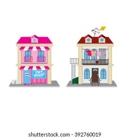 Pet Shop and A House