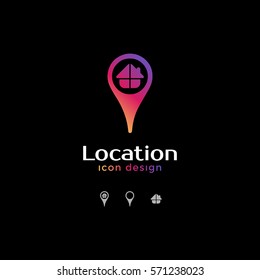 pet shop icon. location icon for map