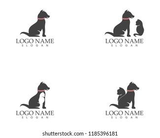 Pet shop icon logo vector template