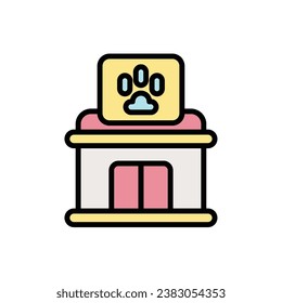 Pet Shop Icon Vector Illustration