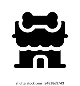 pet shop icon. vector line icon for your website, mobile, presentation, and logo design.