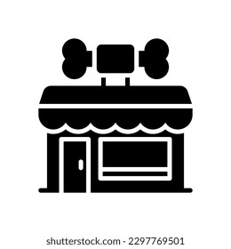 icono de tienda de mascotas para tu diseño de sitio web, logotipo, aplicación, interfaz de usuario.