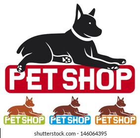 pet shop label (symbol)