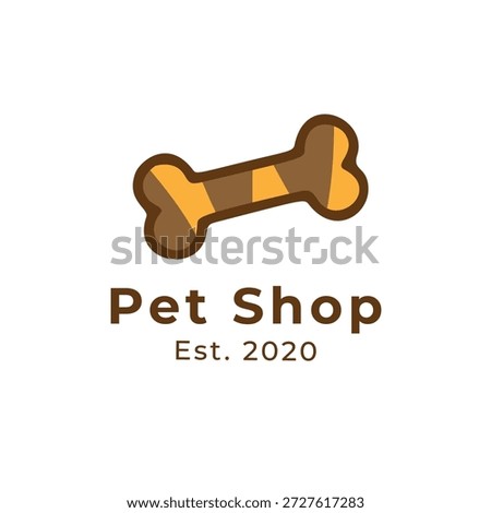 Pet Shop Logo - Cute Bone Design for Animal Lovers and Pet Businesses