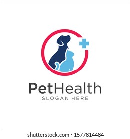 Pet Shop Logo . Pet Logo Design . Dog Cat Logo . Animal Pet Care Logo,Pet House,Vet , Store , Pet Health 