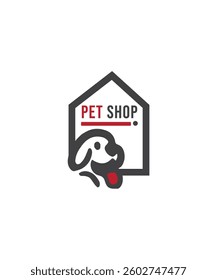 pet shop logo design, pet house logo design, animal shop logo