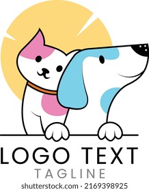 Pet shop logo design. Modern and eye catching logo design