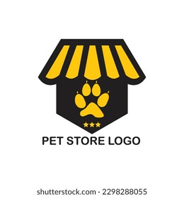 Pet shop logo design, pet supply store.