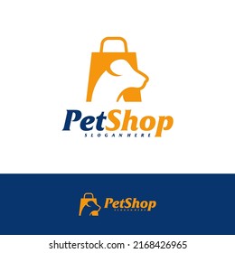 Pet Shop Logo Design Template. Dog Shop logo concept vector. Emblem, Creative Symbol, Icon