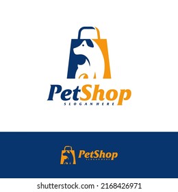 Pet Shop Logo Design Template. Dog Shop logo concept vector. Emblem, Creative Symbol, Icon