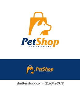 Pet Shop Logo Design Template. Dog Shop logo concept vector. Emblem, Creative Symbol, Icon