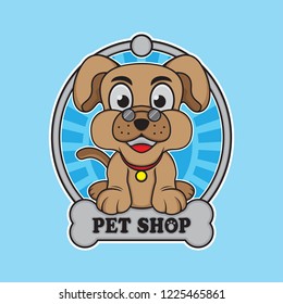 pet shop logo design, vector EPS 10