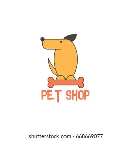 Pet Shop Logo Icon Template Design Vector Illustration
