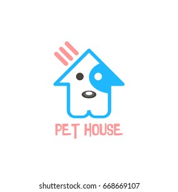 Pet Shop Logo Icon Template Design Vector Illustration
