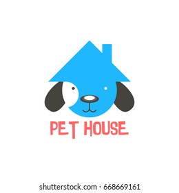 Pet Shop Logo Icon Template Design Vector Illustration
