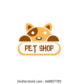Pet Shop Logo Icon Template Design Vector Illustration
