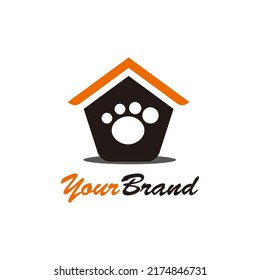 pet shop logo is suitable for pet shop, cage and animal product
