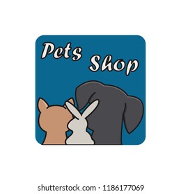 Pet Shop Logo Template Design Vector
