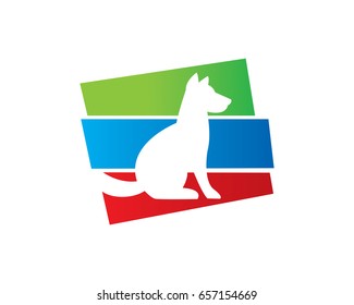 Pet Shop Logo Template Design Vector, Emblem, Design Concept, Creative Symbol, Icon