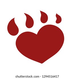 Pet shop logo template in vector. Animal shelter emblem, label design elements for zoo shop, pets care and goods for animals. Vet clinic, Pet store signboard concept.