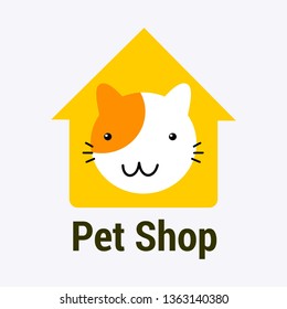 Pet shop logo vector