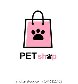 Pet Shop Logo Vector, icon of pet shop.