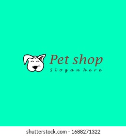 Pet shop logo. Vector illustration