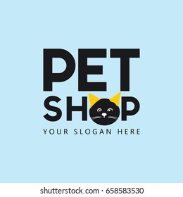 Pet Shop Logo Vector Template