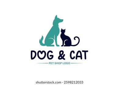 Pet shop modern logo design