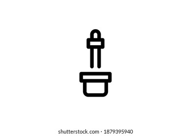 Pet Shop Outline Icon - Scratch Board