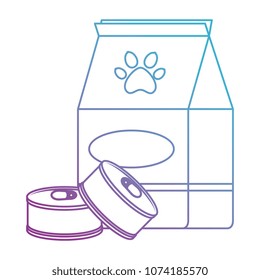 pet shop paper bag with tuna cans