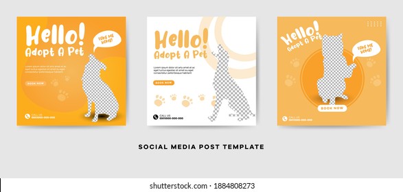 Pet Shop Promotional Social Media Banner Template 