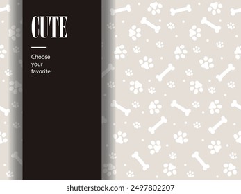 pet shop seamless animal dog cute footprint icon wild wallpaper pattern paws ornament silhouette art