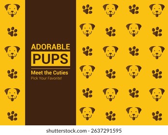 pet shop seamless animal dog cute footprint icon wild wallpaper pattern paws ornament silhouette art