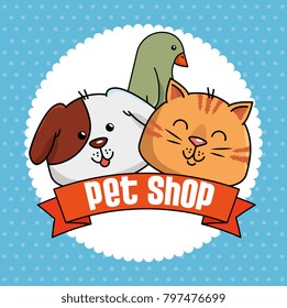 pet shop set icons