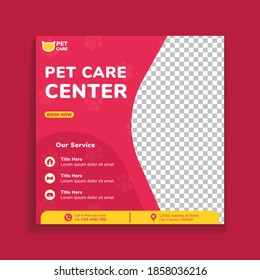 Pet Shop Social Media Post Template