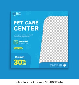 Pet Shop Social Media Post Template