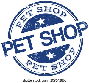 pet shop stamp