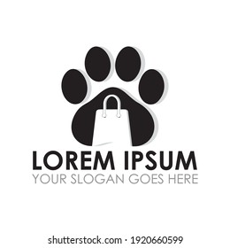 pet shop vector , pet care logo