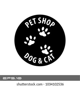 Pet Shop Vector Icon Logo