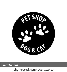 Pet Shop Vector Icon Logo
