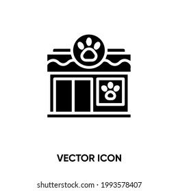 Pet shop vector icon. Modern, simple flat vector illustration for website or mobile app.Animal food symbol, logo illustration. Pixel perfect vector graphics	