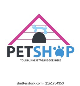 Pet Shop Vector Logo Illustration is a clean and professional logo template suitable for any business or personal identity related to animal lovers, pet shops, veterinary clinics, etc.