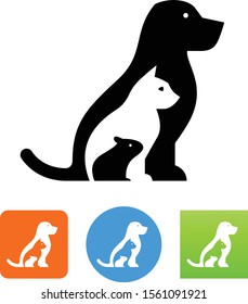 Pet Shop Vet Animals Vector Icon