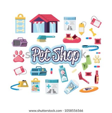 pet shop veterinary elements