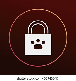 pet shopping bag icon