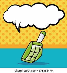 pet shovel doodle, speech bubble