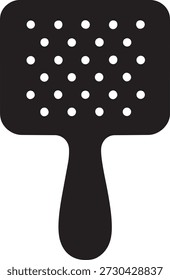Pet slicker brush grooming tool icon vector
