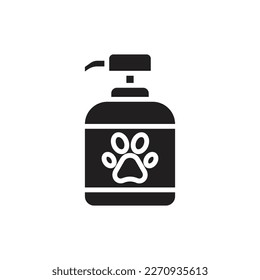 Pet Soap Filled Icon Vector Illustration