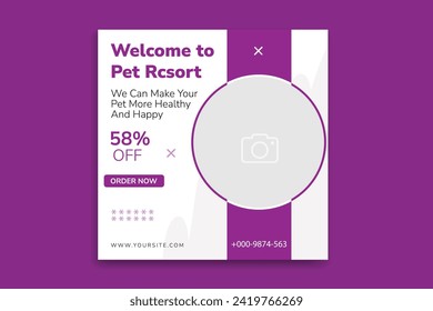 pet social media banner ,pet social media banner design,